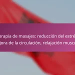 Terapia de masajes: reducción del estrés, mejora de la circulación, relajación muscular