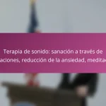 Terapia de sonido: sanación a través de vibraciones, reducción de la ansiedad, meditación